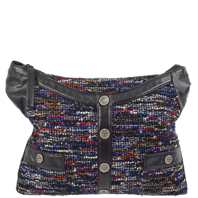 Chanel 2014-2015 Tweed Lambskin Jacket Bum Bag in Lambskin from AMORE Vintage Tokyo