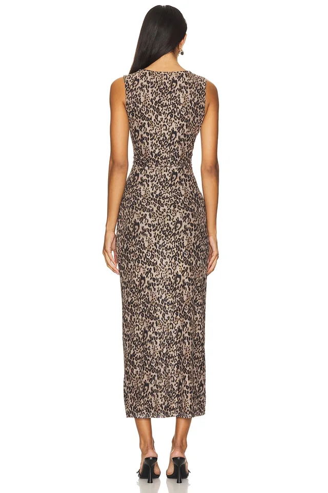 4th & Reckless Derry Mesh Dress in Leopard, photo 3 of 3 from REVOLVE (Canada)