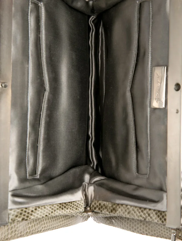 Judith Leiber Embossed Leather Evening Bag Vintage in Leather from The RealReal, photo 6 of 6