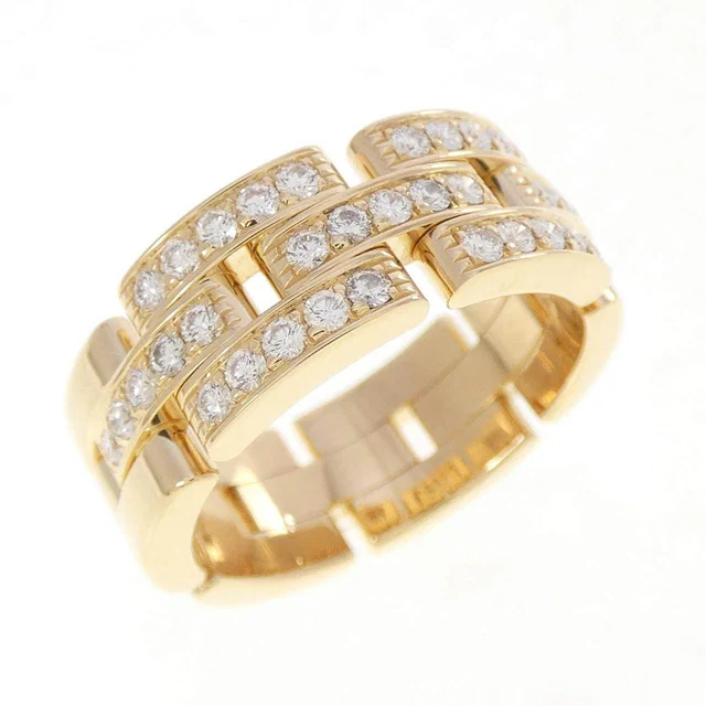 Cartier Maillon Panthere Au750 Diamond Ring Size 16 from LuxUness