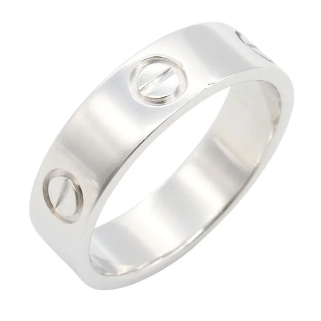 Cartier Ring Love 18K White Gold in White from The Reluxe