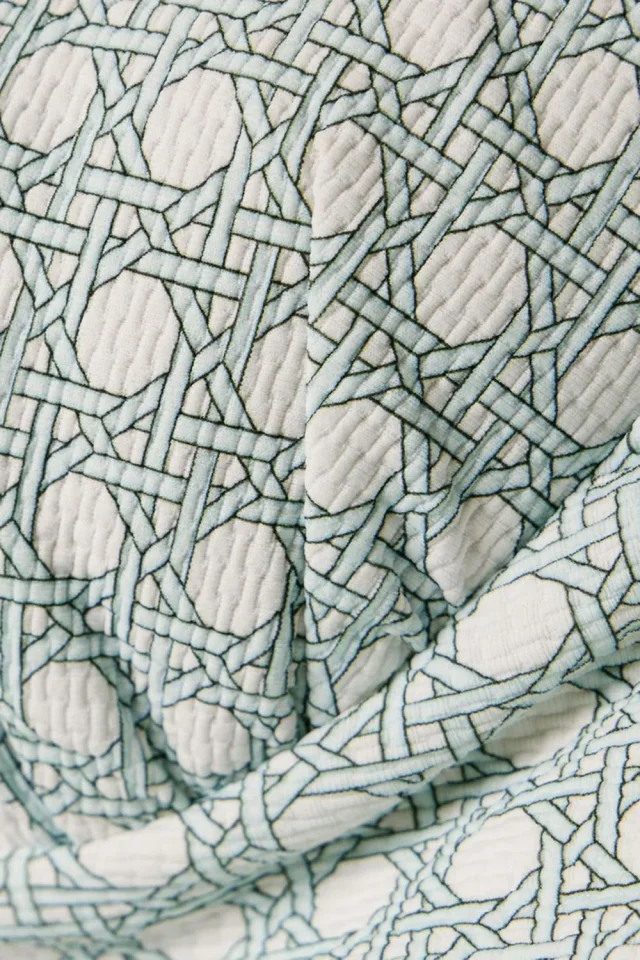 Marysia Bambole Reversible Printed Seersucker Bandeau Bikini Top in White, photo 9 of 10 from THE OUTNET