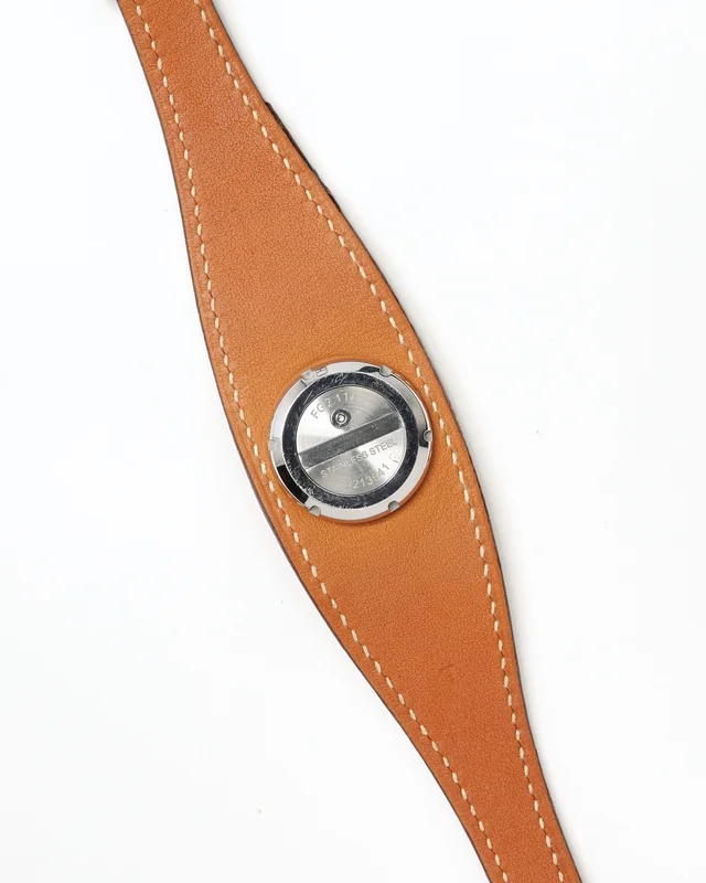 Hermès Faubourg Manchette 19mm Ref FG2.110 Rare Watch in Leather from A Retro Tale, photo 5 of 7