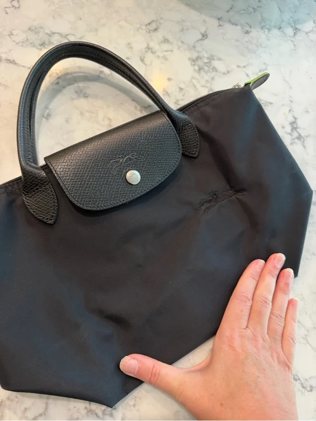 Longchamp Le Pliage Green Small Top Handle Bag from Poshmark