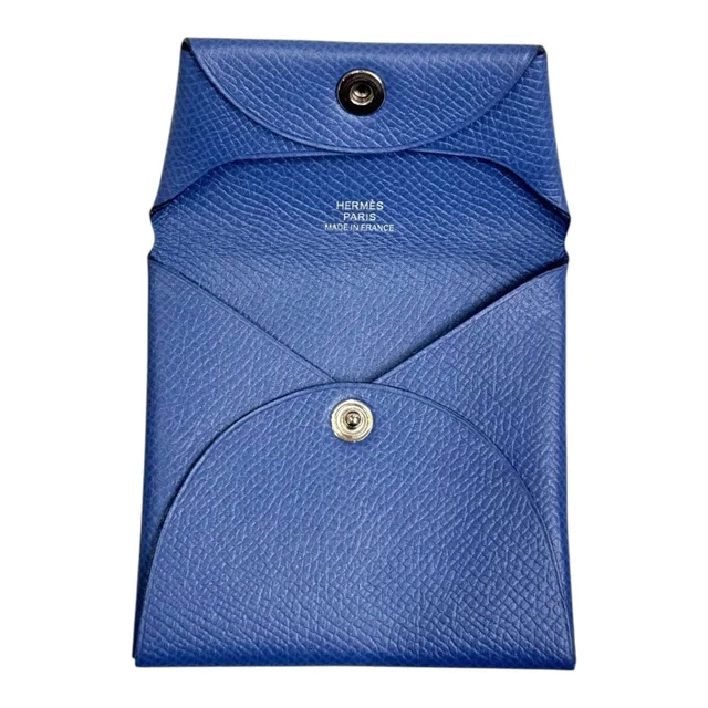 Hermès Blue Coin Purse Wallet in Blue from Luxury Promise, photo 6 of 7
