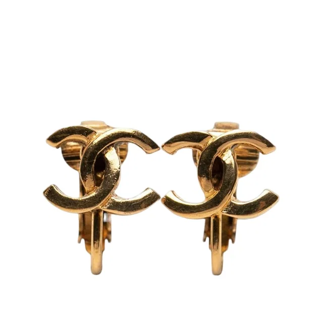 Chanel CC Logo Earrings from The Reluxe