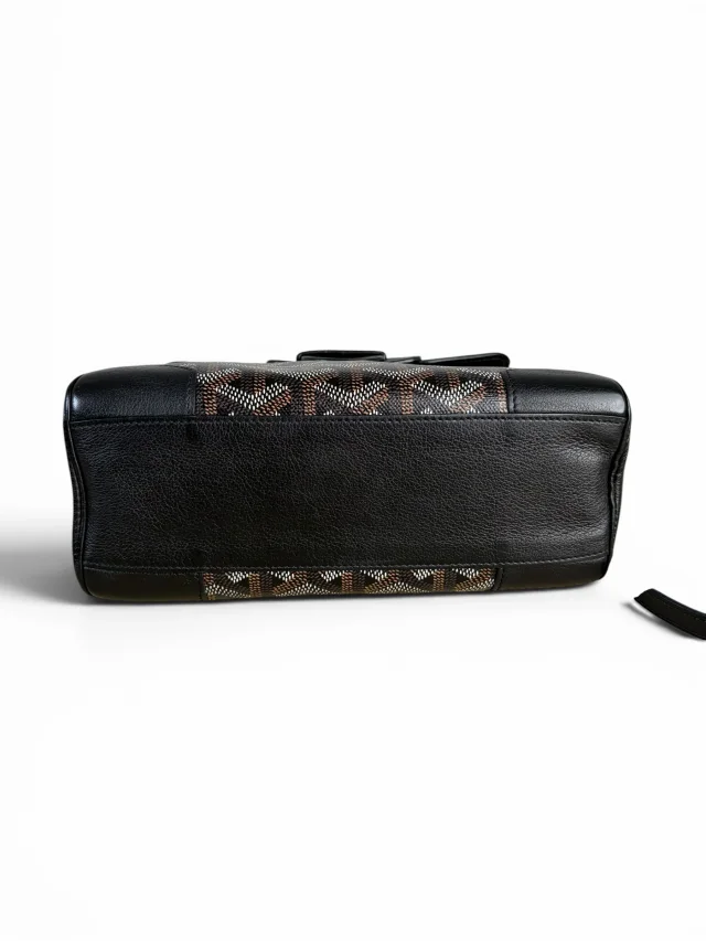 Goyard Black Saigon Souple Mini in Black Canvas from Season 2 Consign, photo 7 of 9