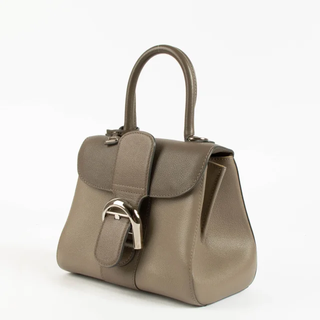 Delvaux Smoke Camaieux Rodeo Calf Brillant Mini Bag in Calfskin from Labellov, photo 3 of 8