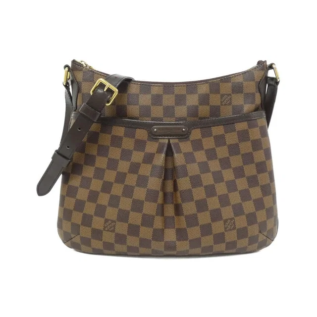 Louis Vuitton Damier Blue Bloomsbury PM Shoulder Bag Ebene in Brown Coated canvas from The Reluxe