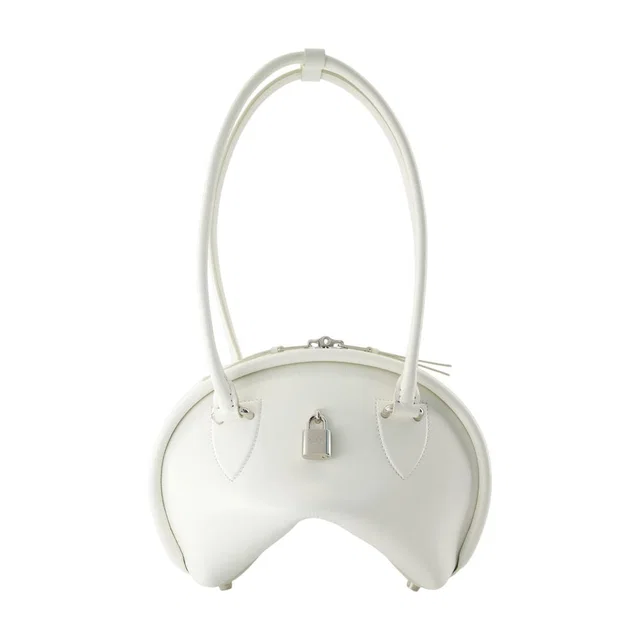 Acne Studios Shoulder Bag — White Calfskin in White Calfskin from HEWI
