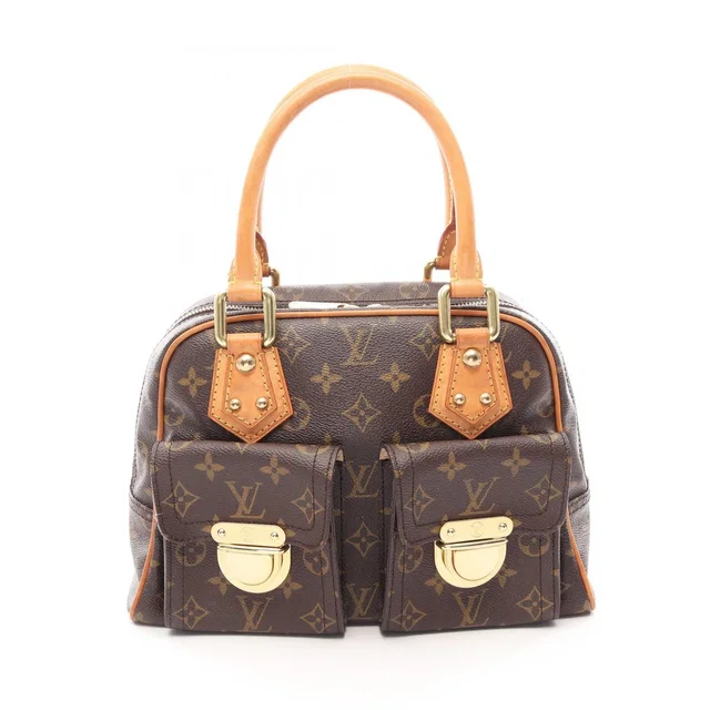 Louis Vuitton Handbag Manhattan PM Leather in Leather from The Reluxe