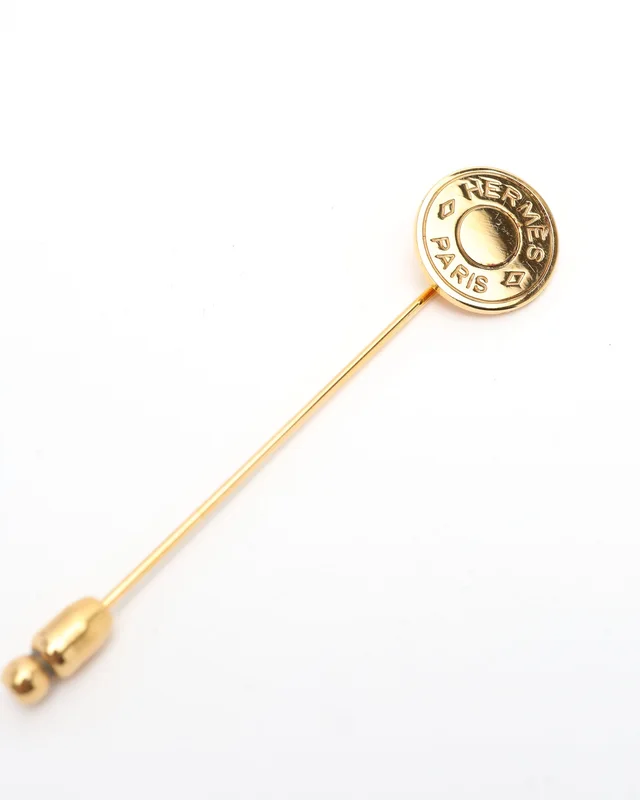 Hermès Clou de Selle Pin Brooch from A Retro Tale, photo 3 of 3