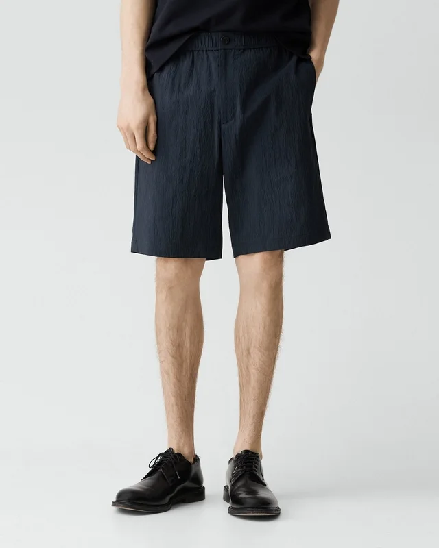 Theory Curtis Drawstring Short in Kelso Nylon in LIGHT ECLIPSE, photo 11 of 12 from Theory