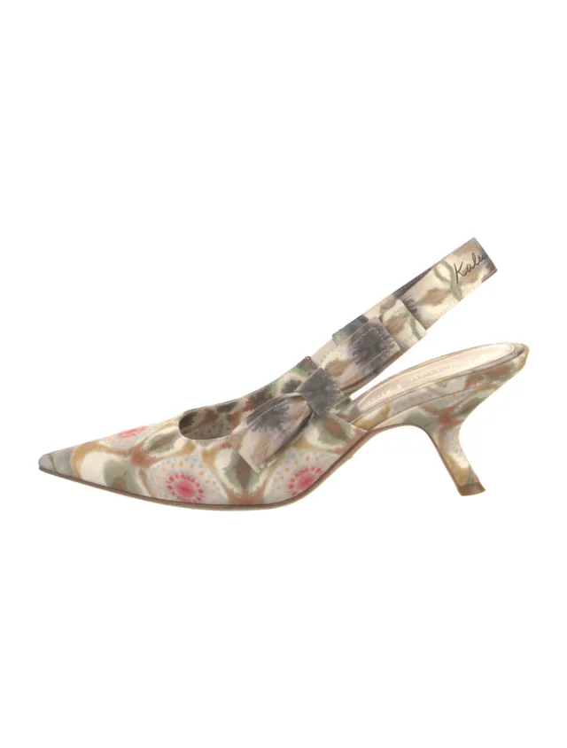 Dior heels in multicolor Suede from The RealReal
