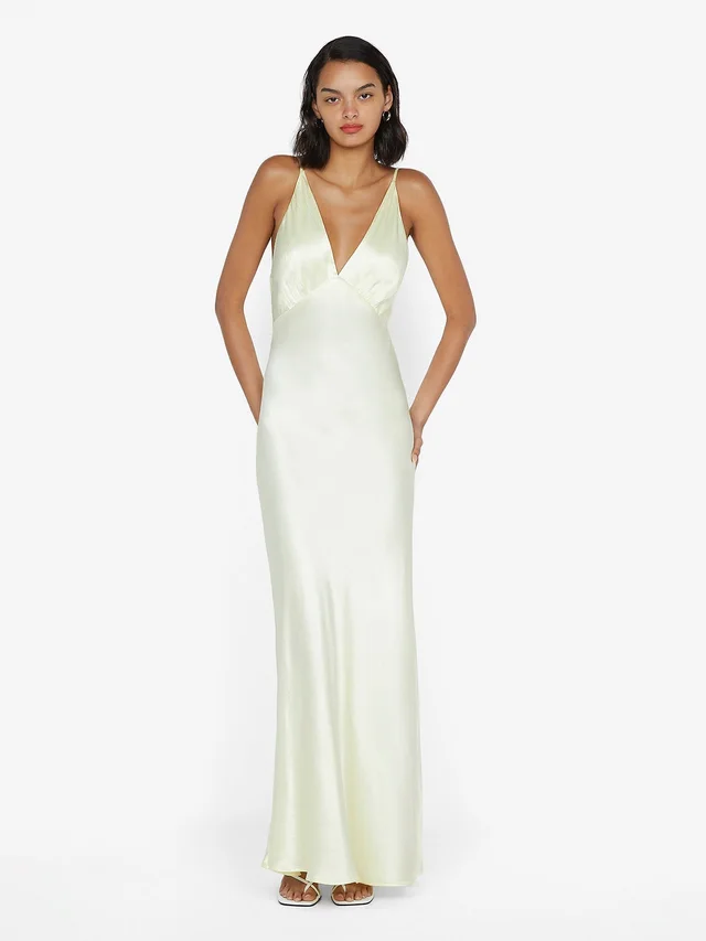 Bec&Bridge MOON DANCE V MAXI DRESS - ICE YELLOW in Yellow from BEC + BRIDGE, photo 1 of 1