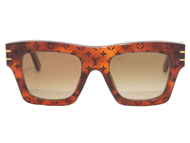 Tortoiseshell Louis Vuitton Monogram Tortoiseshell Sunglasses from Designer Revival