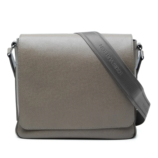 Brown Louis Vuitton Taiga Roman PM Crossbody Bag in Brown Canvas from Designer Revival, photo 1 of 1
