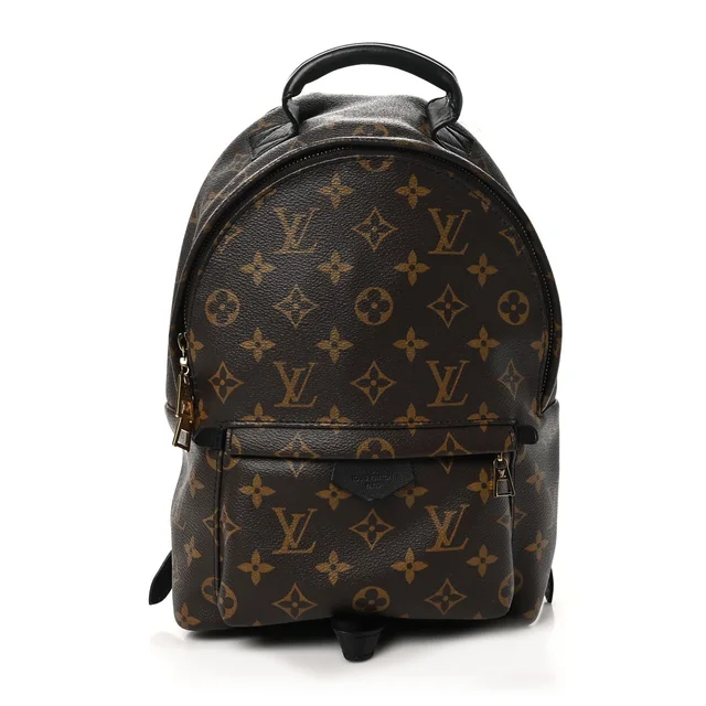 Louis Vuitton Palm Springs Backpack MM Monogram Coated Canvas Bag - Brown in Brown Coated canvas from H&T