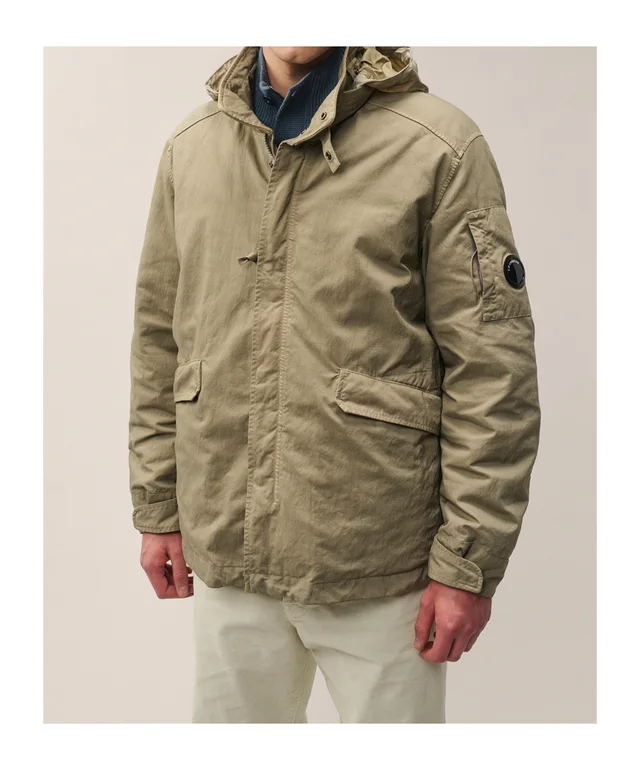 C.P. Company Twill-blend hooded jacket with lens detail, photo 2 of 6 from SENSER