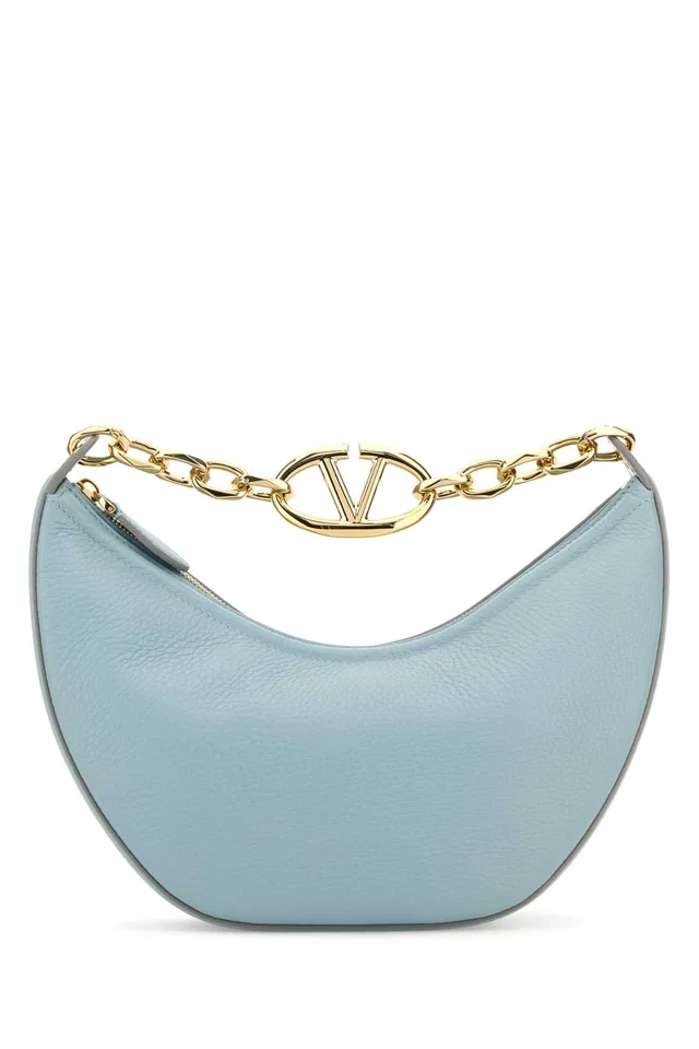 Valentino Garavani Hobo Bag — Blue in Blue Nappa leather from HEWI