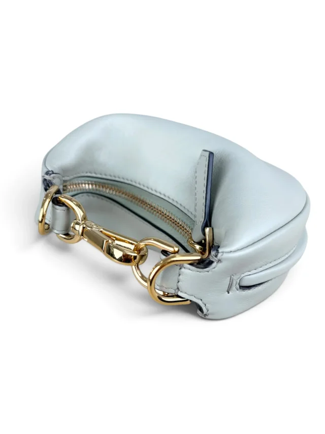 Fendi Mint Green Leather Nano Fendigraphy Hobo in Green Leather from Season 2 Consign, photo 5 of 5
