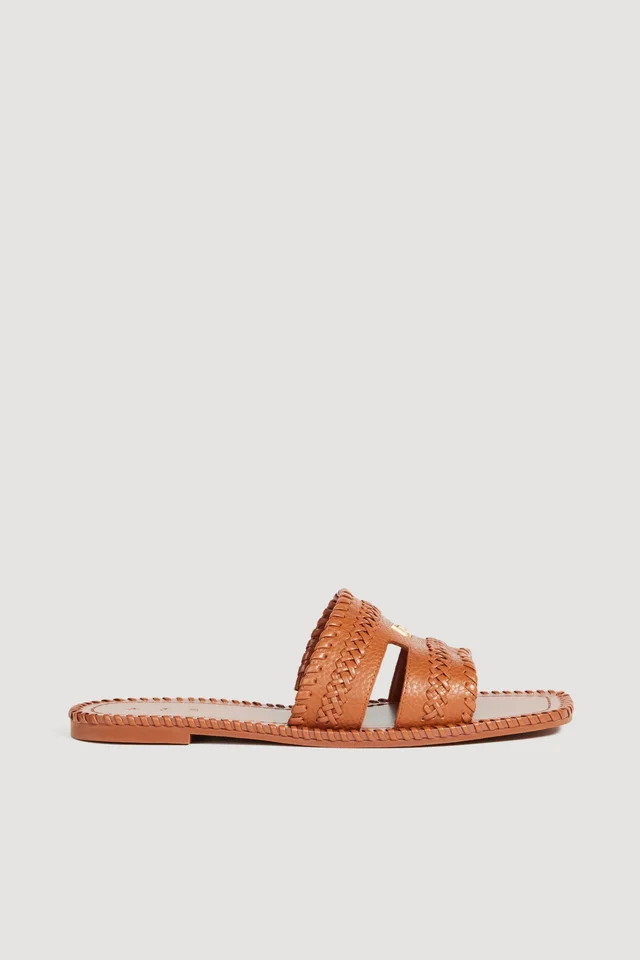 AJE Nina Logo Slide in Brown from Aje, photo 1 of 1