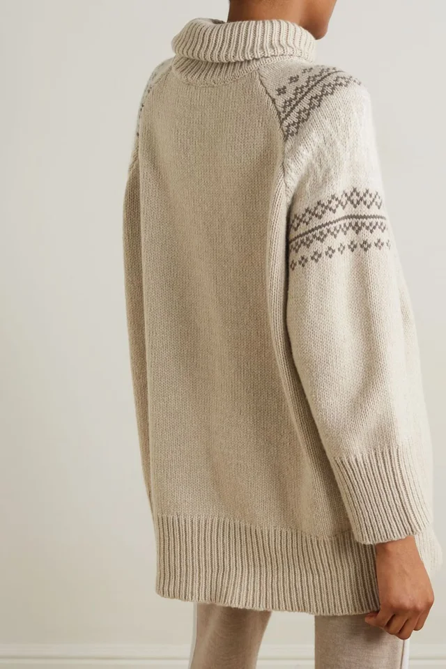 We Norwegians Setesdal Fair Isle Merino Wool and Cashmere-Blend Turtleneck Sweater, photo 3 of 4 from THE OUTNET