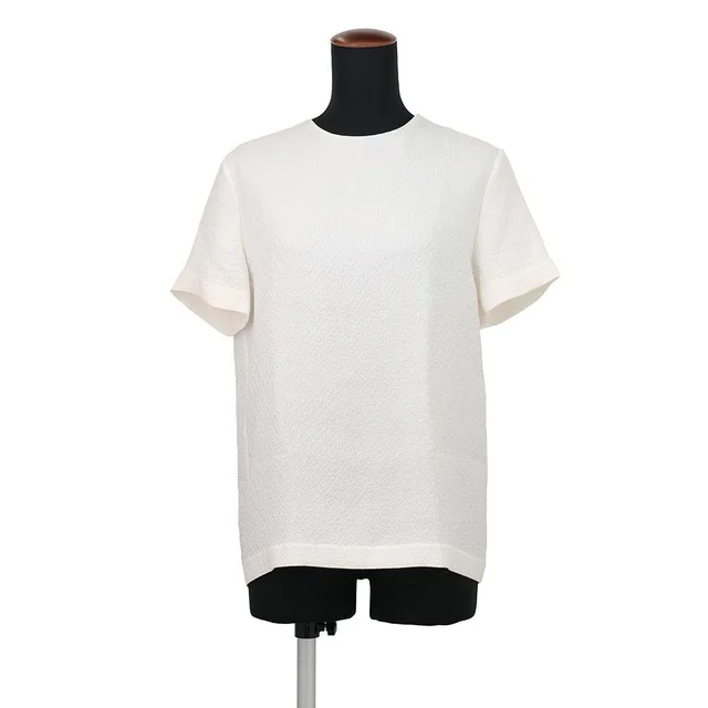 Chanel Short Sleeve T-Shirt Silk 36 Top in Silk from The Reluxe