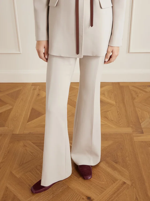 GABRIELA HEARST Aveda suede-trimmed leather loafers in Red, photo 2 of 2 from NET-A-PORTER (Canada)