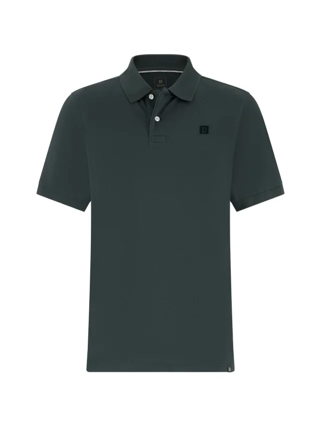 regular fit cotton piqué polo shirt