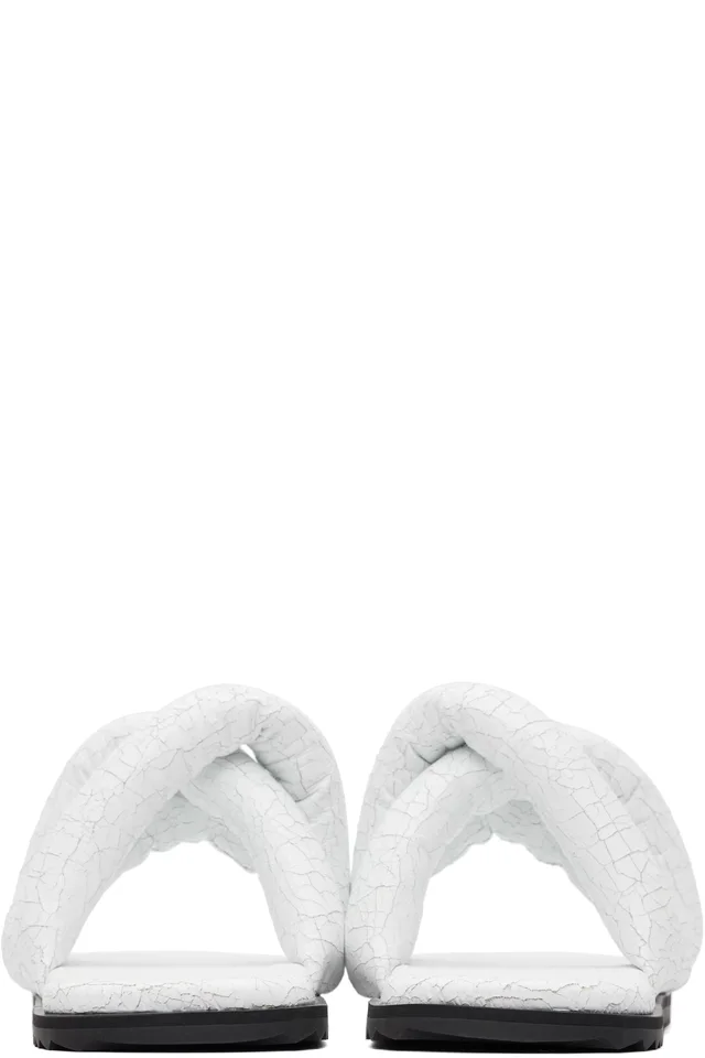 YUME YUME White Tyre Slides, photo 2 of 5 from SSENSE