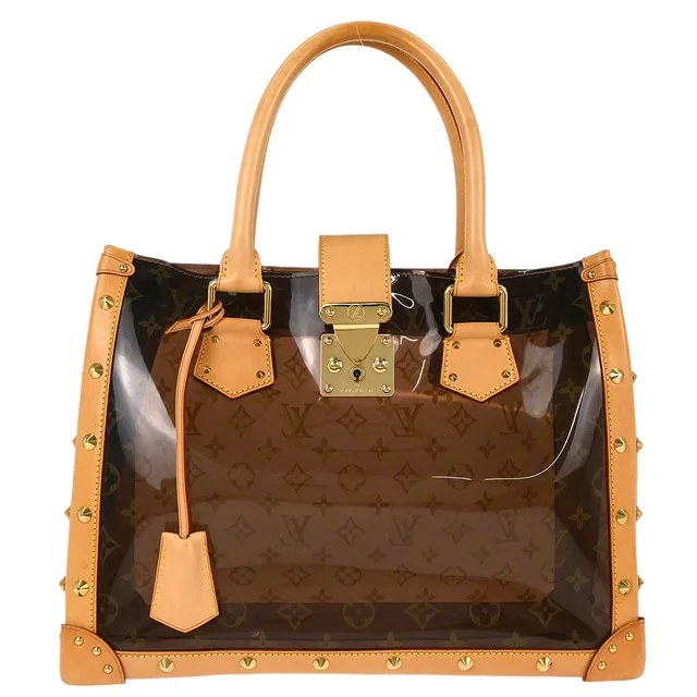 Louis Vuitton Monogram Vinyl Neo Cabas Ambre MM Handbag M92504 in Leather from AMORE Vintage Tokyo