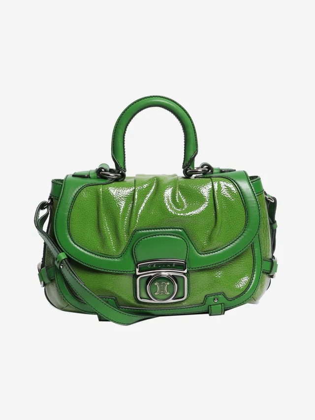 Celine Green patent leather 2way bag in Green Patent leather from Sign of the Times