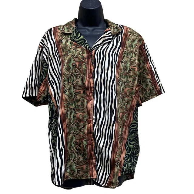 TAG Heuer Women's Shirt - Multi - 30C in multicolor from Depop