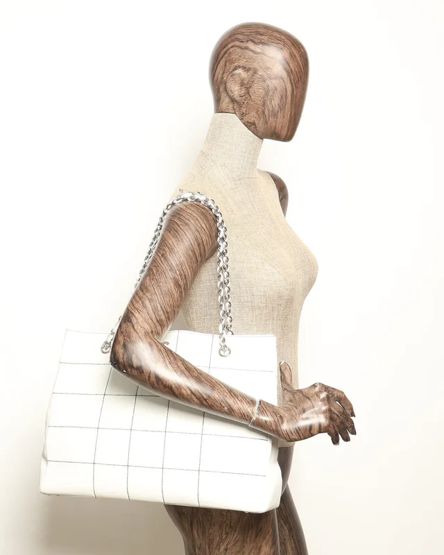 Chanel Chocolate Bar Wild Stitch Chain Tote Bag in Brown Denim from A Retro Tale, photo 9 of 9