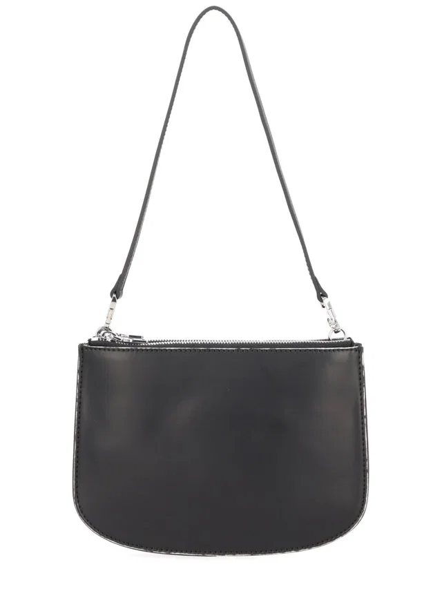 Diesel 1dr Twin Shoulder Bag — Black Polyurethane in Black from HEWI