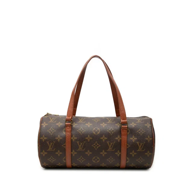 Brown Louis Vuitton Monogram Papillon 30 Handbag in Brown Coated canvas from Designer Revival
