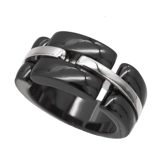 Chanel Ultra Ring White Gold Black 18K Ceramic in Black Ceramic from The Reluxe