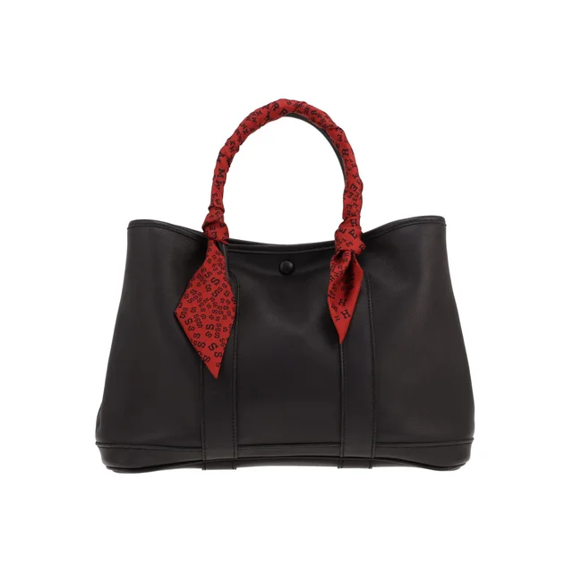 Hermès Garden Party 30 cm handbag in Noir Swift leather in Black Swift leather from Collector Square, photo 2 of 3