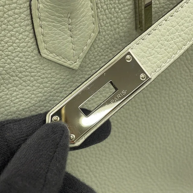 Hermès Birkin Grineve Togo Leather Size 30 in Togo leather from GALLERY RARE, photo 10 of 13