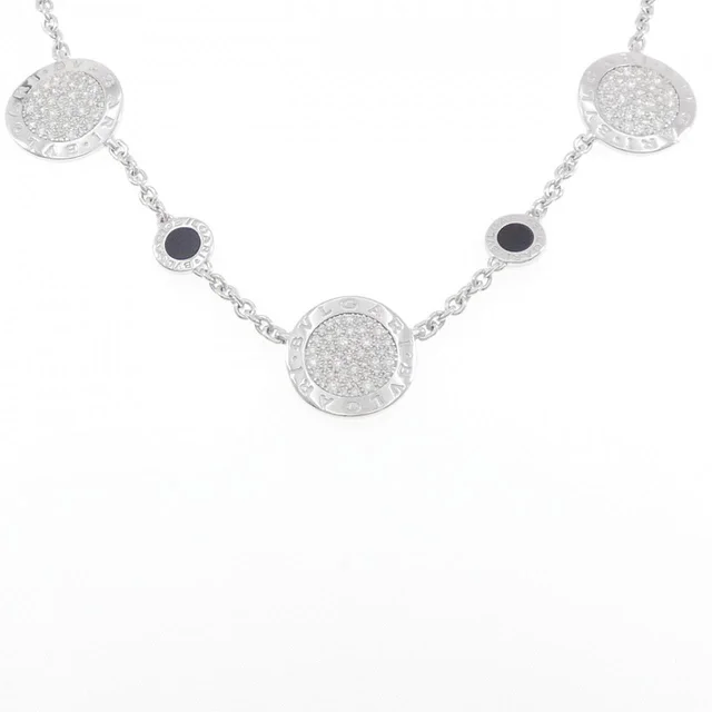 Bvlgari ブルガリ ブルガリブルガリ ネックレス in 750ホワイトゴールド from KOMEHYO