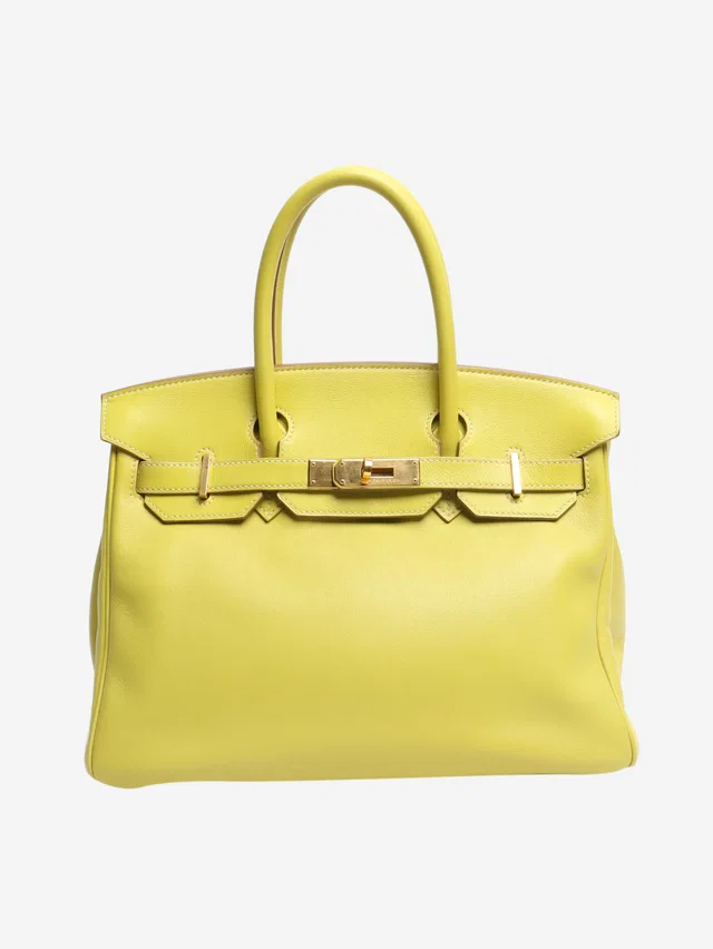 Hermès Yellow 2011 Birkin 30 bag in Yellow Swift leather from Sign of the Times