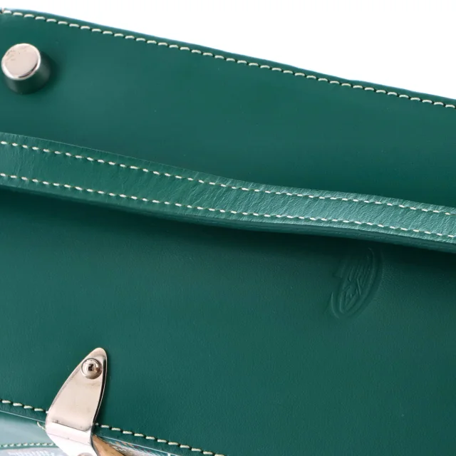 Goyard Structured Saigon Top Handle Bag Coated Canvas with Leather Mini in green Coated canvas from Rebag, photo 6 of 7