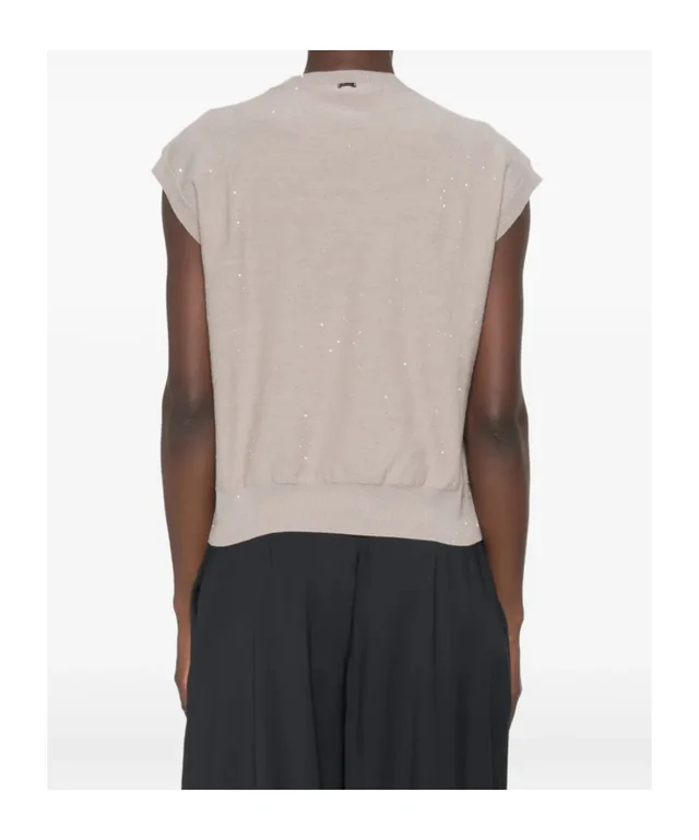 Herno Sequin-embellished knit top, photo 3 of 5 from SENSER