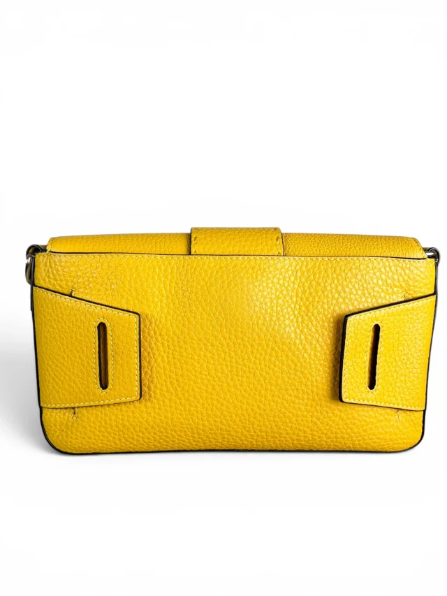 Fendi Yellow Selleria Leather Belt Baguette in Yellow Leather from Season 2 Consign, photo 3 of 10
