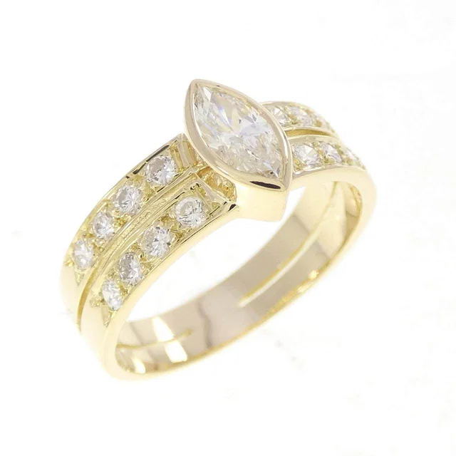 Cartier Double Alliance With Diamond Au750 Ring Size 11.5 from LuxUness