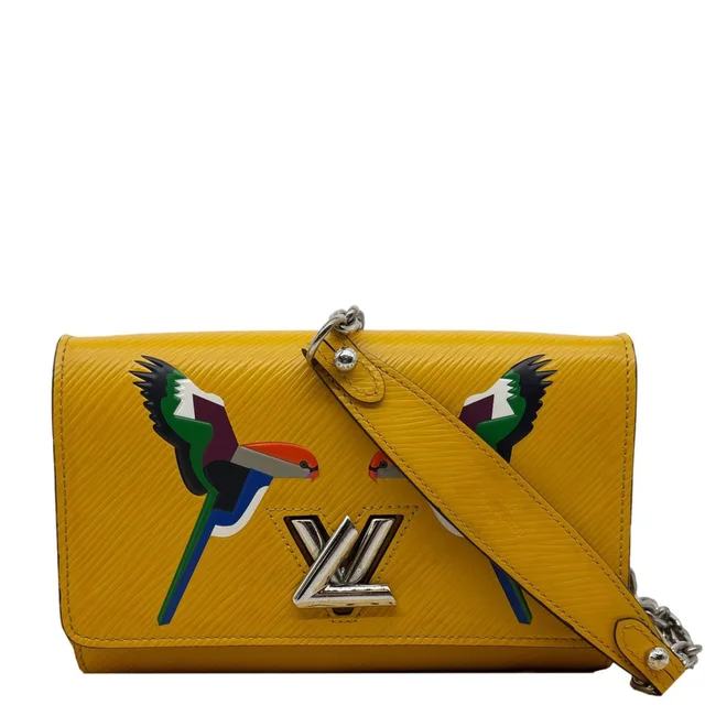 Louis Vuitton Twist Bird Epi Leather Chain Wallet Yellow in Yellow Leather from Dallas Designer Handbags