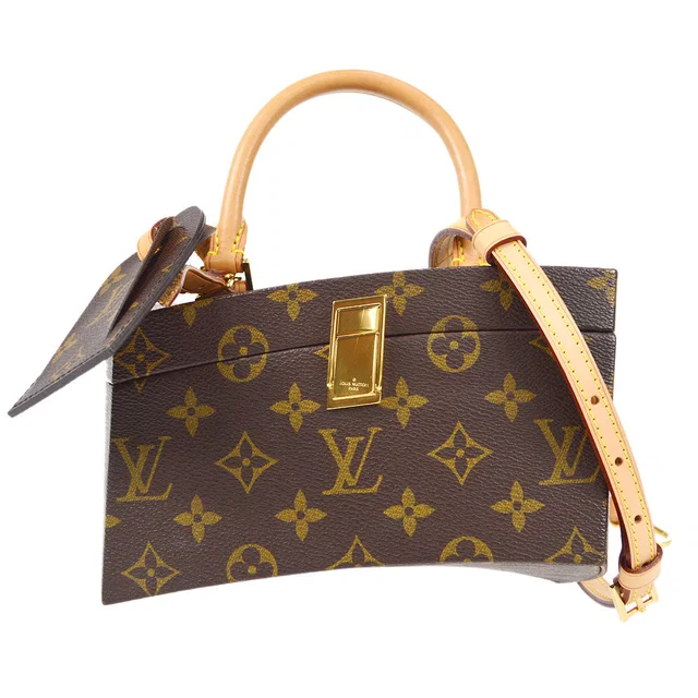 Louis Vuitton 2014 Twisted Box 2way Shoulder Handbag Monogram M40275 in Coated canvas from AMORE Vintage Tokyo