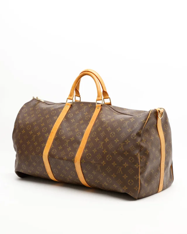 Louis Vuitton Monogram Keepall Bandoulière 60 Weekend Bag in Coated canvas from A Retro Tale, photo 3 of 10