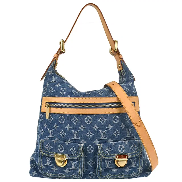 Louis Vuitton Monogram Denim Baggy GM 2way Shoulder Bag M95048 in Denim from AMORE Vintage Tokyo